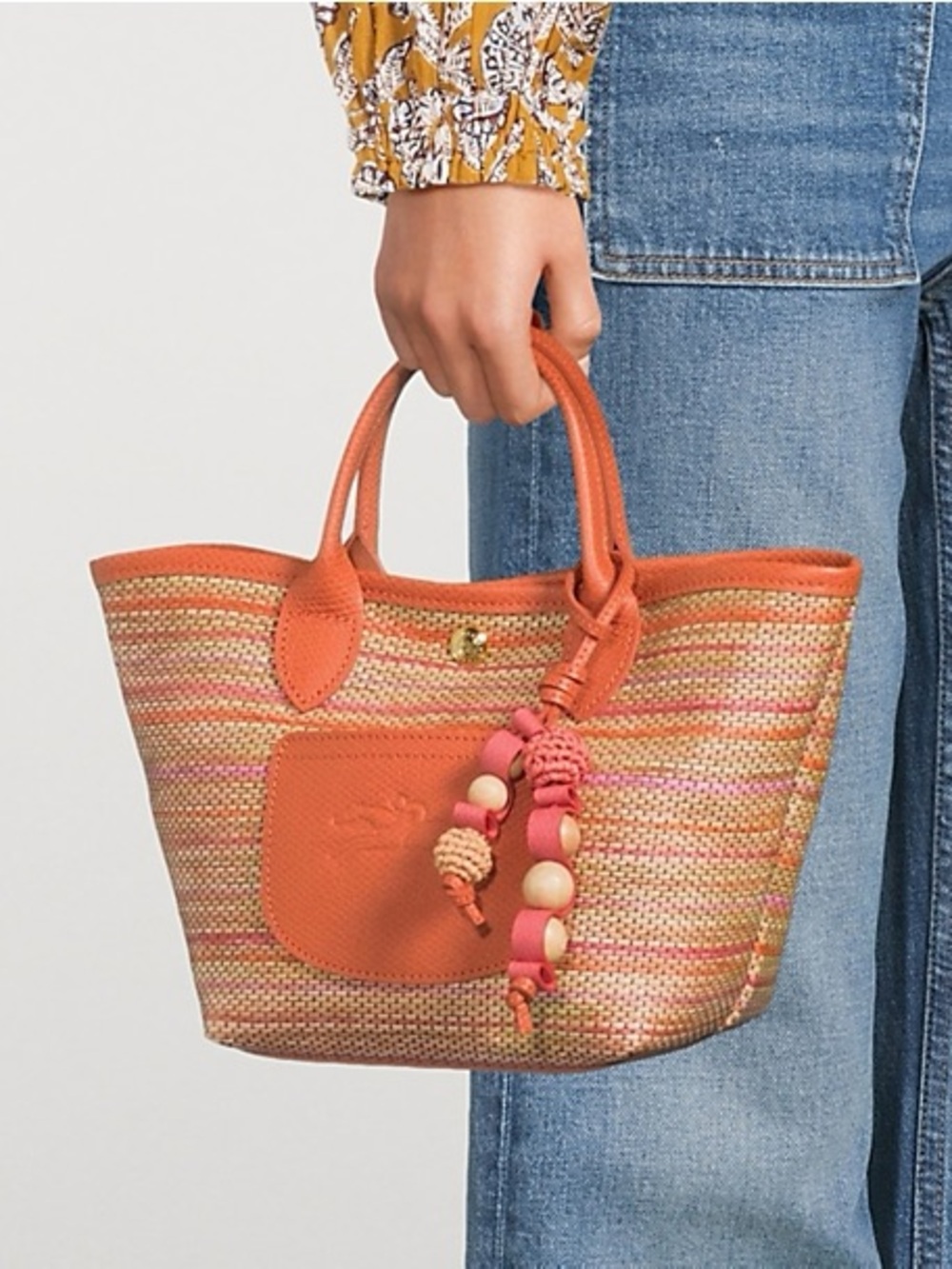 Longchamp Le Pliage Collection Basket Bag Rainbow - Picture 3 of 15